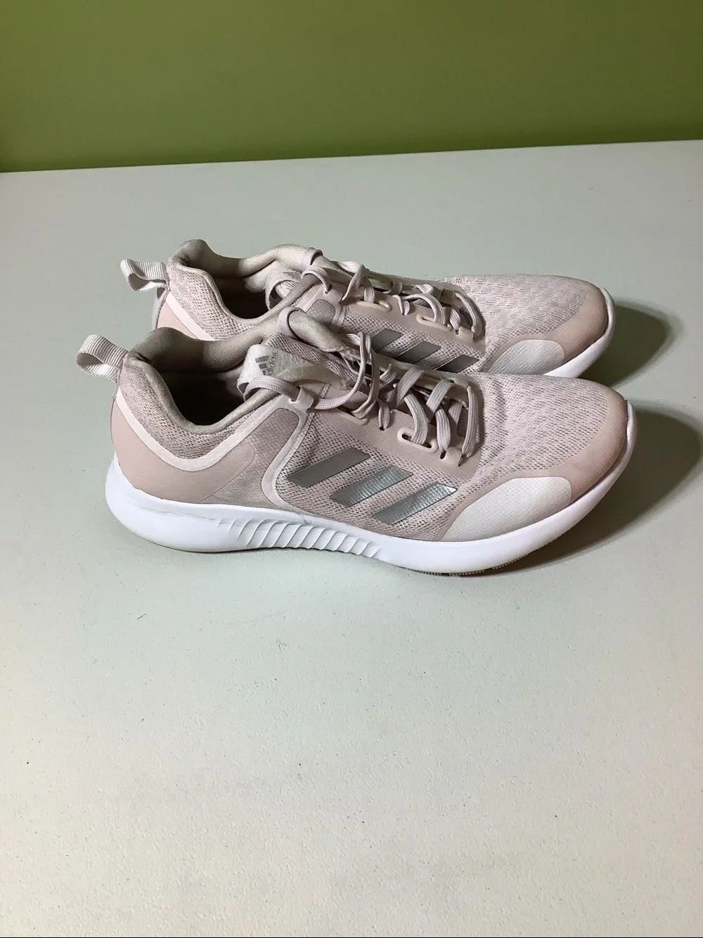 Adidas Edged Ounce pale pink shoes, size 10